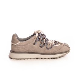 VOETTI Sleek Silver & Black Women's Sneakers