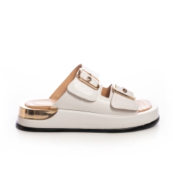 Suede Buckle Platform Sandals - Effortless style & comfort! Shop now and step into chic.