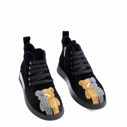 VOETTI Black Bear Ankle Boots