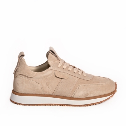 VOETTI Дамски бежови велурени маратонки