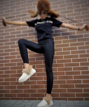 Обувки в бежаво