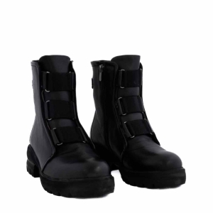 VOETTI Black Leather Boots