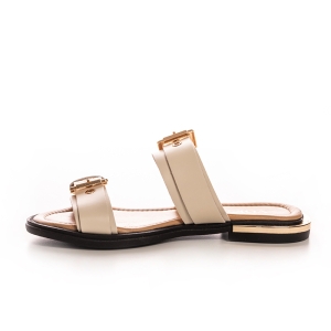 Buckled Leather Women's Sandals
