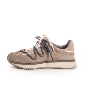 VOETTI Sleek Silver & Black Women's Sneakers