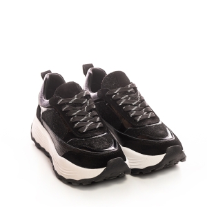Black Platform Sneakers for Women