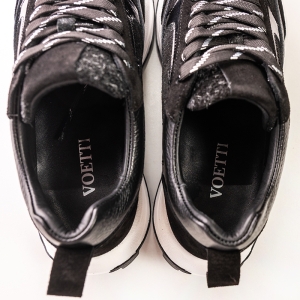 Black Platform Sneakers for Women