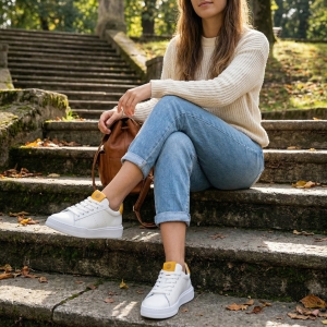 VOETTI Бели кожени обувки – стил и комфорт в едно!