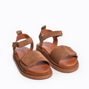 Suede Adjustable Strap Comfort Sandals