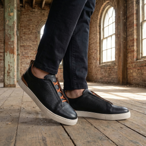 VOETTI Елегантни мъжки слипони от естествена кожа - Комфорт и стил в една обувка!