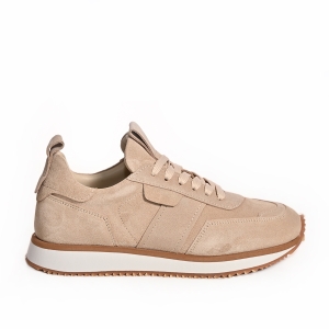 VOETTI Дамски бежови велурени маратонки